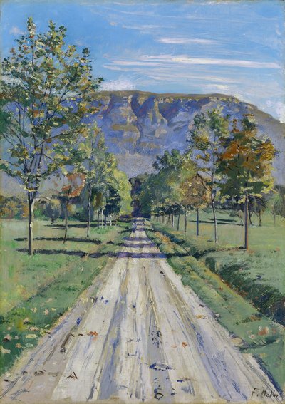 The Road to Evordes by Ferdinand Hodler